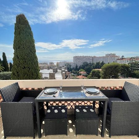 Nice Renting - Cambrai - Luxurious Sea View Terrasse - King Bed - Parking - Ac - Fully Equipped エクステリア 写真