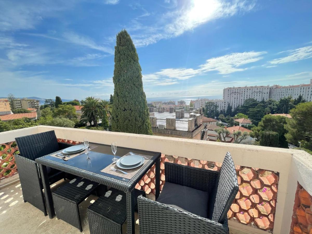 Nice Renting - Cambrai - Luxurious Sea View Terrasse - King Bed - Parking - Ac - Fully Equipped エクステリア 写真