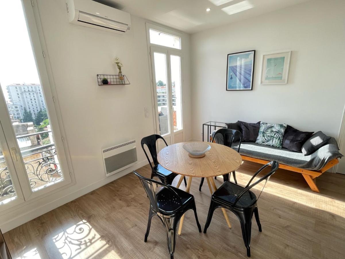 Nice Renting - Cambrai - Luxurious Sea View Terrasse - King Bed - Parking - Ac - Fully Equipped エクステリア 写真